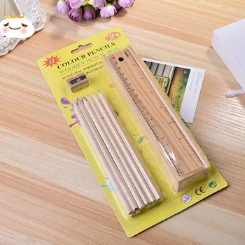 12 Professional Colored Pencils Art Manga Pastelera with Pencil Sharpener Ruler Pencil Case for School Supplies Material Escolar 
12 Professional Colored Pencils Art Manga Pastelera with Pencil Sharpener Ruler Pencil Case for School Supplies Material Escolar