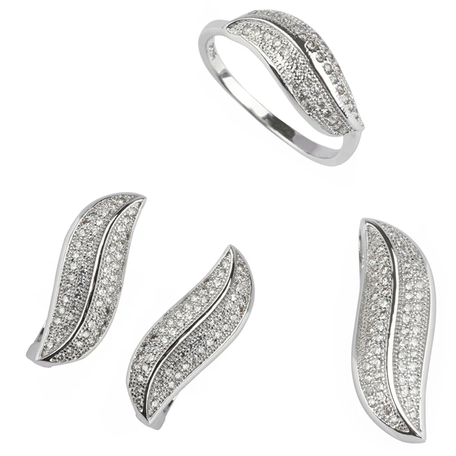 SHUNXUNZE White Cubic Zirconia Silver Plated set(ring/earring/pendant) R3164set sz6 7 8 9 Noble Women New Arrivals Rave reviews
SHUNXUNZE White Cubic Zirconia Silver Plated set(ring/earring/pendant) R3164set sz6 7 8 9 Noble Women New Arrivals Rave reviews