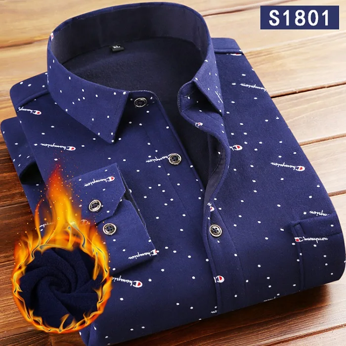 2019 fashion men's slim shirt thick warm plaid multicolor men's social shirt clothing size M-4Xl
2019 fashion men's slim shirt thick warm plaid multicolor men's social shirt clothing size M-4Xl