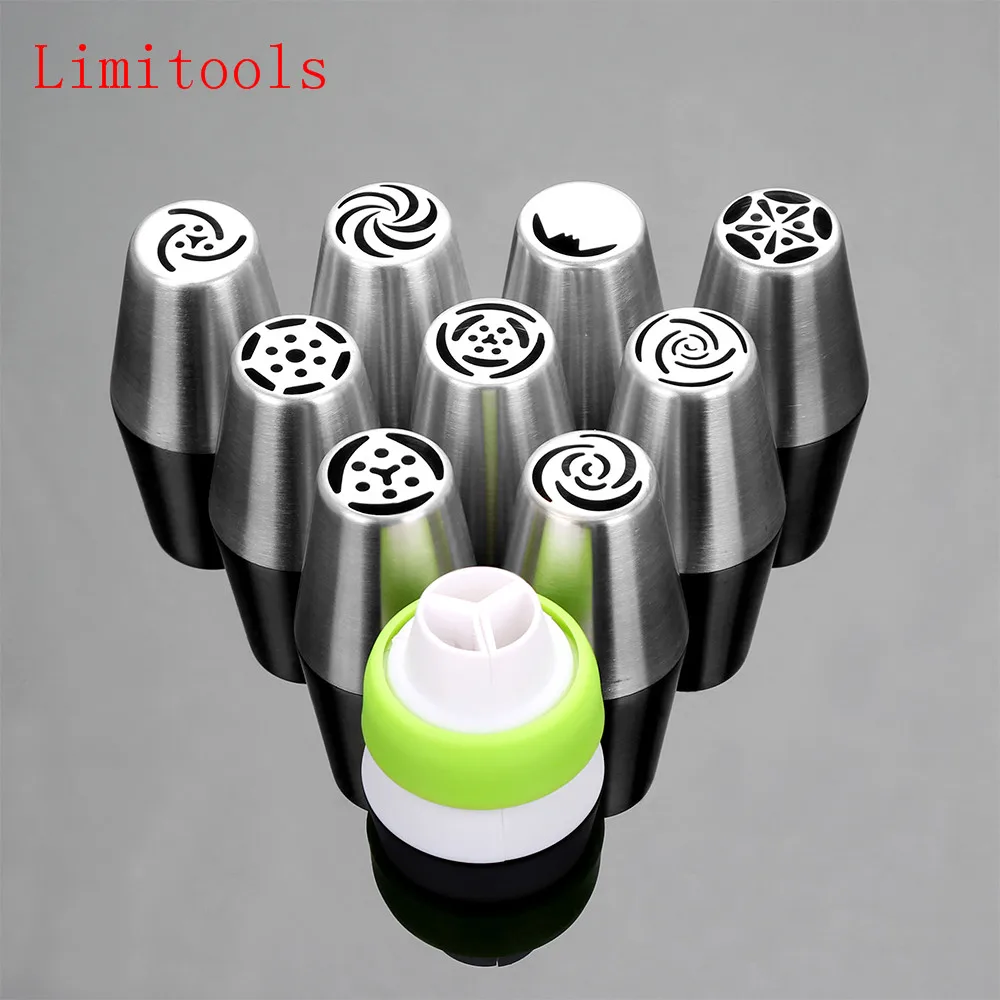 9Pcs Tulip stainless steel Nozzles birthday Cake Cupcake Decorating Icing Piping Nozzles Rose Flower Cream Pastry Tips +Coupler
9Pcs Tulip stainless steel Nozzles birthday Cake Cupcake Decorating Icing Piping Nozzles Rose Flower Cream Pastry Tips +Coupler