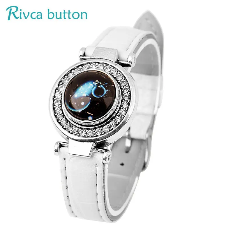 Rivca Snap Button Jewelry Ancient Silver Plating 18mm Snap Button Bracelet&Bangles Charm Leather Bracelet For Woman P01151
Rivca Snap Button Jewelry Ancient Silver Plating 18mm Snap Button Bracelet&Bangles Charm Leather Bracelet For Woman P01151