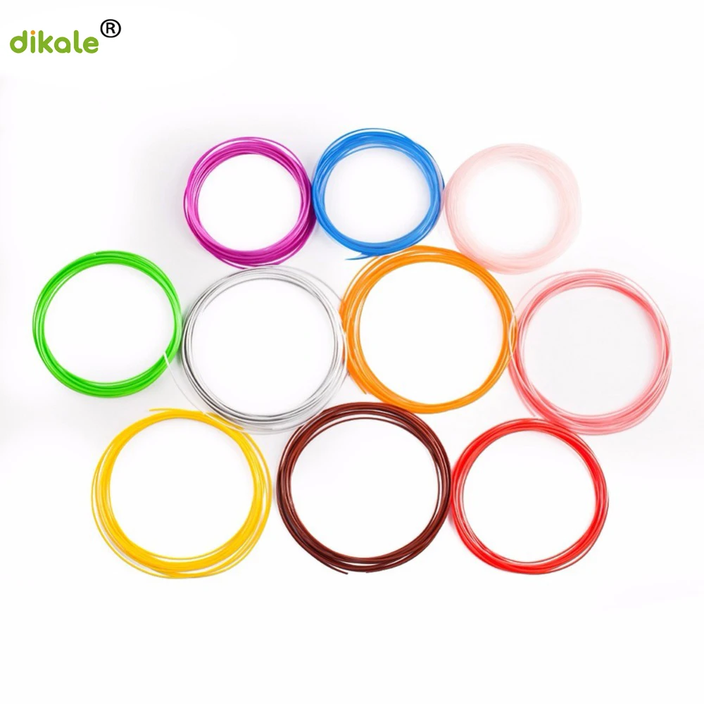 dikale 3 Meters 6 Color PLA Plastic Wire 1.75mm 3D Printer Materials Threads 3D Pen Filament for 3D Drawing Printer Pen Pencil
dikale 3 Meters 6 Color PLA Plastic Wire 1.75mm 3D Printer Materials Threads 3D Pen Filament for 3D Drawing Printer Pen Pencil
