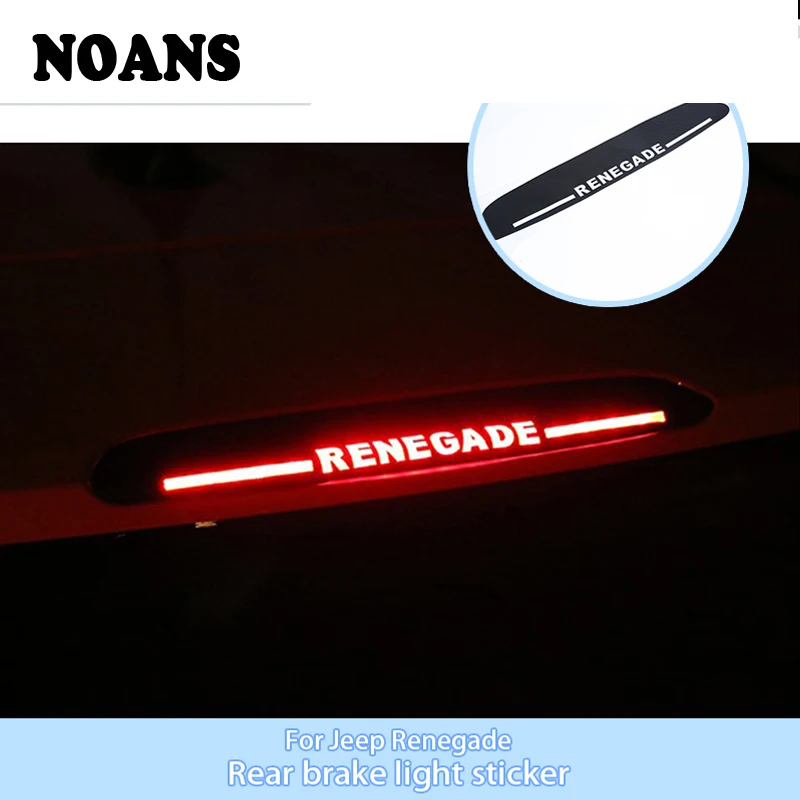 NOANS Car Black Carbon Fiber High Brake Light Stickers Decoration For 2015 2016 2017 JEEP Renegade Accessories
NOANS Car Black Carbon Fiber High Brake Light Stickers Decoration For 2015 2016 2017 JEEP Renegade Accessories