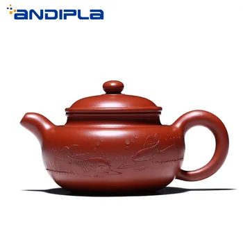200ml Authentic Yixing Teapot Master Handmade Antique Pot China Purple Clay Kung Fu Tea Set Fang Gu Pot Koi Fanggu Tea Maker Pot
200ml Authentic Yixing Teapot Master Handmade Antique Pot China Purple Clay Kung Fu Tea Set Fang Gu Pot Koi Fanggu Tea Maker Pot