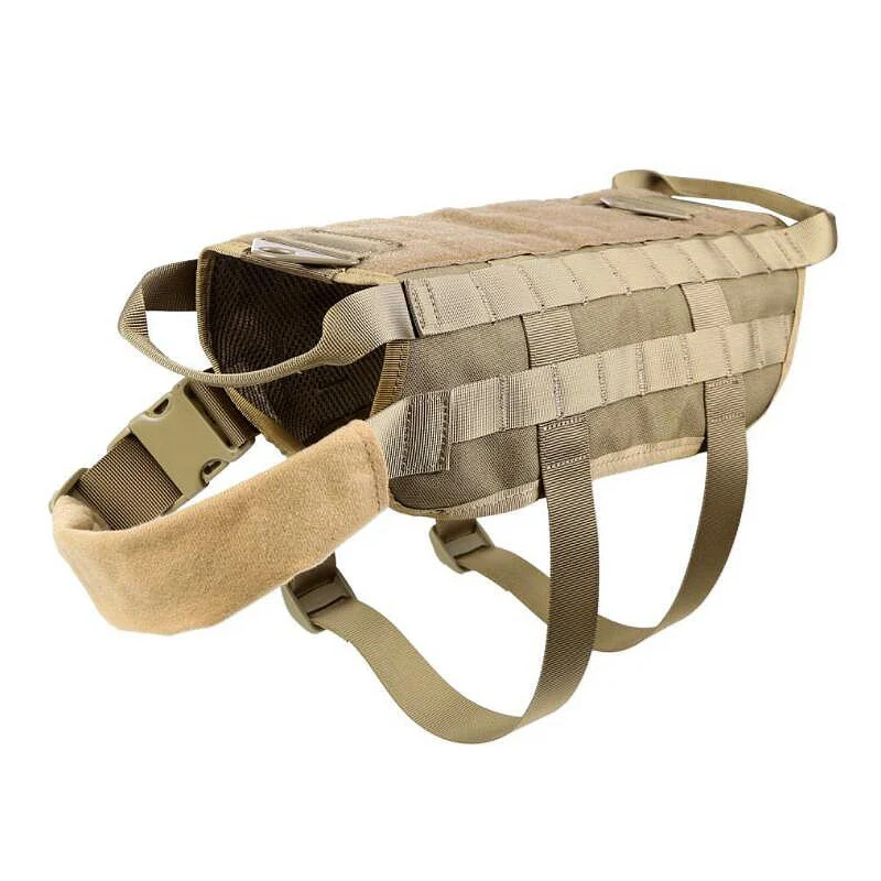 Tactical Dog Molle Vest Hunting Military Harness Pets Vest Nylon Water-Resistant Police Training Harness Clothes For Service Dog
Tactical Dog Molle Vest Hunting Military Harness Pets Vest Nylon Water-Resistant Police Training Harness Clothes For Service Dog
