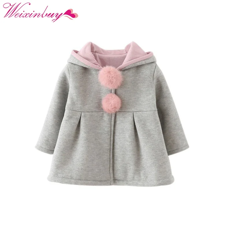WEIXINBUY Rabbit Ear Hooded Girls Coat Spring Top Autumn Winter Warm Kids Jacket Outerwear Children Clothing Baby Tops
WEIXINBUY Rabbit Ear Hooded Girls Coat Spring Top Autumn Winter Warm Kids Jacket Outerwear Children Clothing Baby Tops