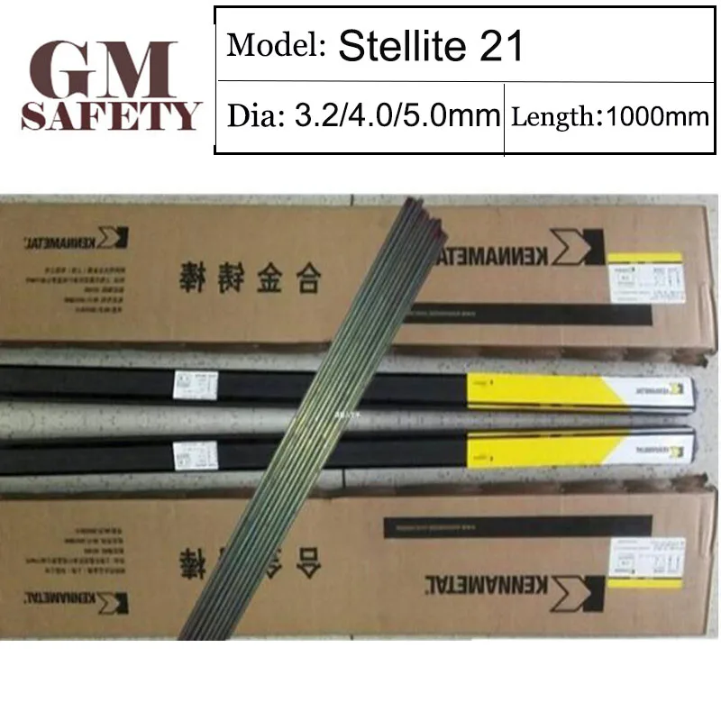 Welding Rod Stellite 21 Cobalt-based Surfacing Welding Rod ERCoCr-E 3.2/4.0/5.0mm Length of 1000mm 1KG/Pack T0712
Welding Rod Stellite 21 Cobalt-based Surfacing Welding Rod ERCoCr-E 3.2/4.0/5.0mm Length of 1000mm 1KG/Pack T0712