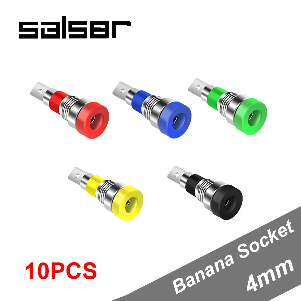 10PCS/lot 4mm Banana Socket 60V/24A Binding Post Panel mount Test Probe Connector Jack socket Terminal M4*28
10PCS/lot 4mm Banana Socket 60V/24A Binding Post Panel mount Test Probe Connector Jack socket Terminal M4*28