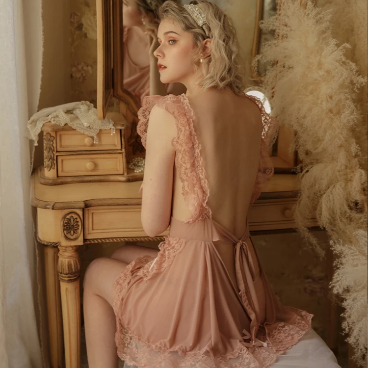 Women Sexy Lace Nightgown Girl Nightdress Stretch Mini Dress Sleepwear Sexy Lingerie Nightwear Womens Nightgown Sleepwear
Women Sexy Lace Nightgown Girl Nightdress Stretch Mini Dress Sleepwear Sexy Lingerie Nightwear Womens Nightgown Sleepwear