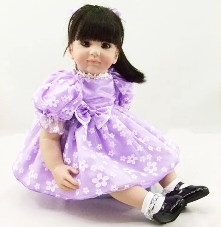 

NPK 24"/60 cm Baby Alive Silicone Reborn Baby Toddler Princess Girl Dolls Toys for Children Girls gift Bebes reborn