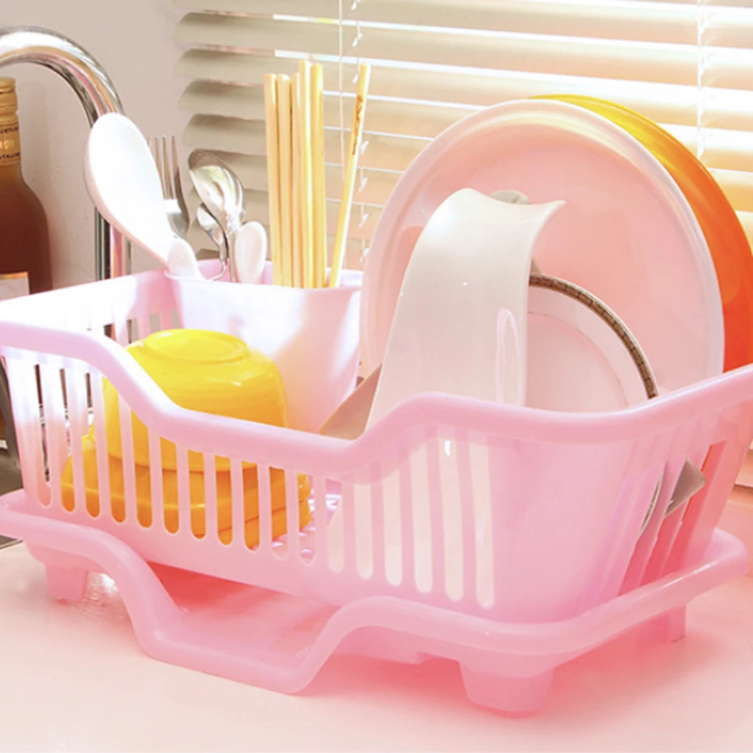 Durable Plastic Frontal Drainage Two-layer Kitchen Utensils Dish Storage Draining Rack Storage Holder Kitchen Organizer Shelves
Durable Plastic Frontal Drainage Two-layer Kitchen Utensils Dish Storage Draining Rack Storage Holder Kitchen Organizer Shelves
