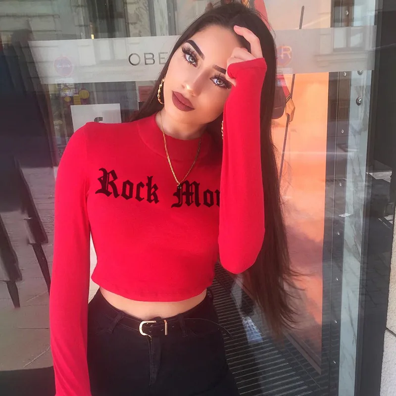 Gothic Pullover Crop Top Long Sleeve Women Turtleneck Sportwear 2018 Autumn Winter Casual Women Cropped Hoodies Sweatshirts
Gothic Pullover Crop Top Long Sleeve Women Turtleneck Sportwear 2018 Autumn Winter Casual Women Cropped Hoodies Sweatshirts