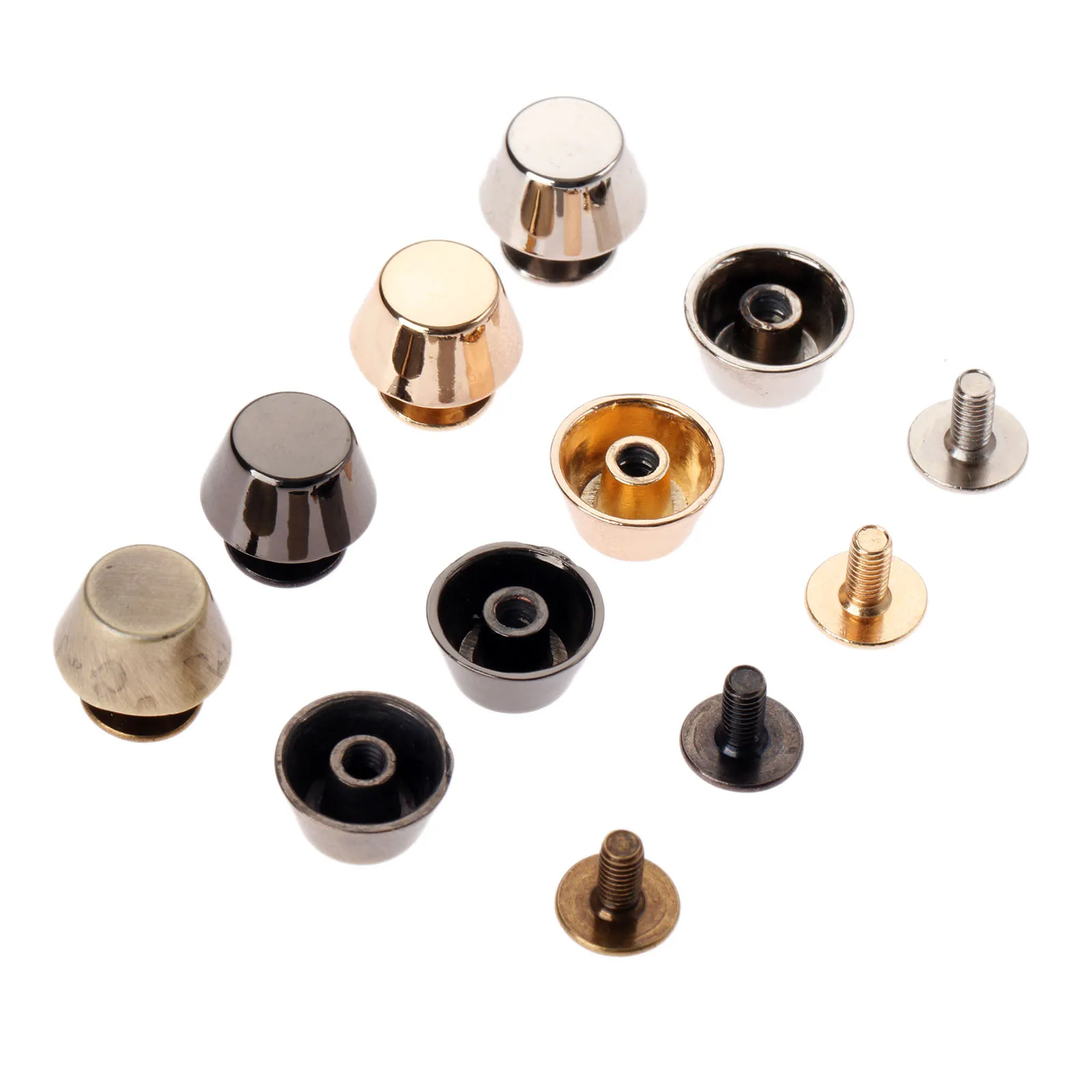 10Pcs Metal Mushroom Nail Buckle Bag Combined Button Studs Rivets Screw Leather Crafts Decoration Shank Button Handbag Accessory
10Pcs Metal Mushroom Nail Buckle Bag Combined Button Studs Rivets Screw Leather Crafts Decoration Shank Button Handbag Accessory