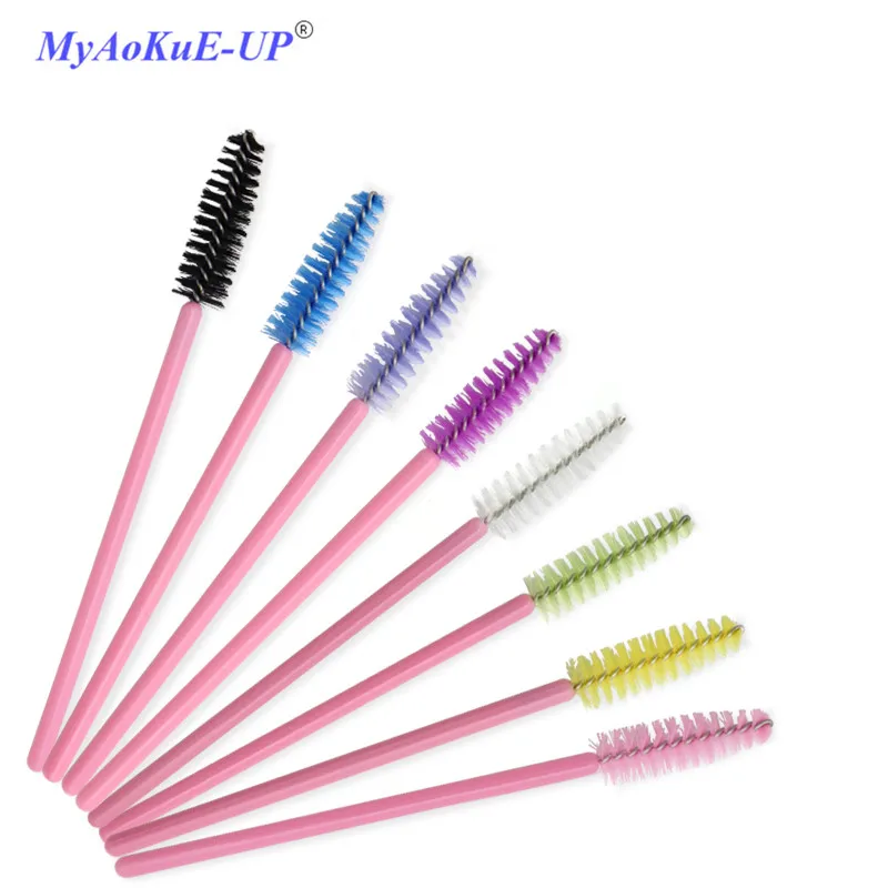 200pcs Pink Handle Nylon Mascara Wands Applicators One-off Eyelashes Brushes Eyelash Extension Disposable Make Up Brushes Set
200pcs Pink Handle Nylon Mascara Wands Applicators One-off Eyelashes Brushes Eyelash Extension Disposable Make Up Brushes Set