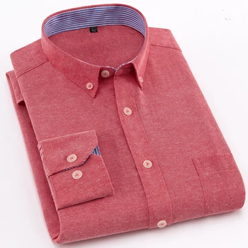 FillenGudd 2018 Spring Long Sleeve Button Down Men Oxford Shirt New Fashion Striped Plaid Solid Top Quality Casual Social Shirts
FillenGudd 2018 Spring Long Sleeve Button Down Men Oxford Shirt New Fashion Striped Plaid Solid Top Quality Casual Social Shirts