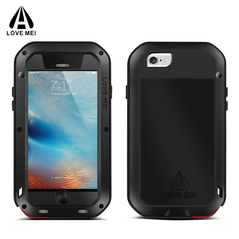 LOVE MEI Aluminum Metal Case For iPhone 6 6s 6 Plus 6s Plus Armor Shockproof Life Waterproof Cover For iPhone6 6Plus 6sPlus Capa
LOVE MEI Aluminum Metal Case For iPhone 6 6s 6 Plus 6s Plus Armor Shockproof Life Waterproof Cover For iPhone6 6Plus 6sPlus Capa