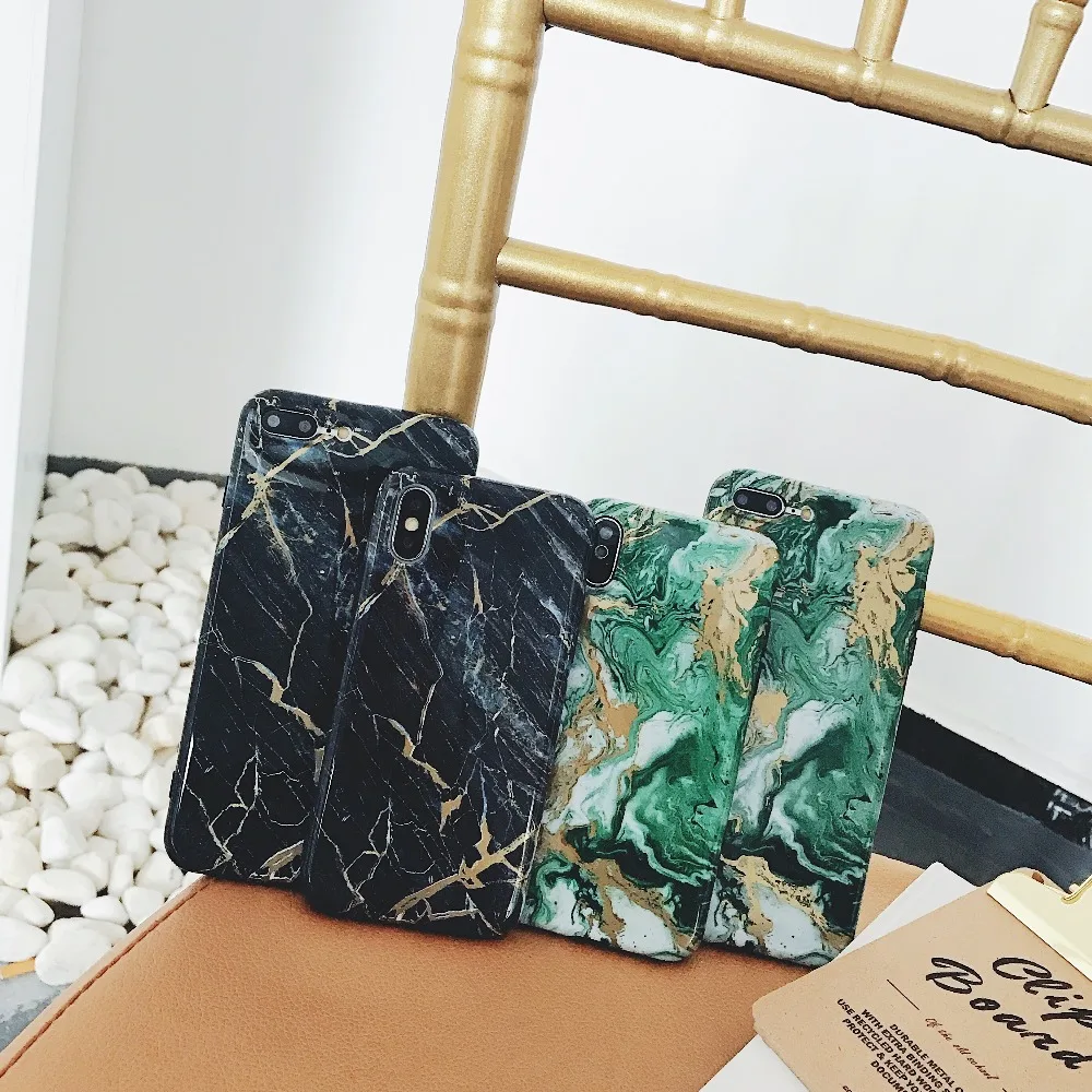 Luxury Glossy Green Black Marble Phone Case For iPhone 7 Case X 7 6 6S 8 Plus Case Cover XS MAX XR 8Plus 7Plus Coque Fundas
Luxury Glossy Green Black Marble Phone Case For iPhone 7 Case X 7 6 6S 8 Plus Case Cover XS MAX XR 8Plus 7Plus Coque Fundas