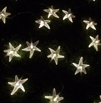 2M 20 LED String Lights Battery Operated Sea Star Shaped Indoor&outdoor Used for Christmas,Party,Wedding,New Year Decorations
2M 20 LED String Lights Battery Operated Sea Star Shaped Indoor&outdoor Used for Christmas,Party,Wedding,New Year Decorations