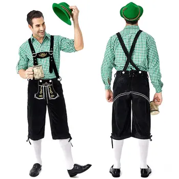 German traditional Green and black Oktoberfest couple costumes European and American bar overalls Alpine costumes adult women
German traditional Green and black Oktoberfest couple costumes European and American bar overalls Alpine costumes adult women