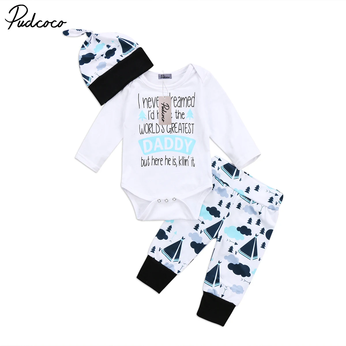Toddler Infant Boys Girls Greatest Daddy Long Pants Clothes Outfits Set child bodysuits baby girl clothes baby boy clothes
Toddler Infant Boys Girls Greatest Daddy Long Pants Clothes Outfits Set child bodysuits baby girl clothes baby boy clothes