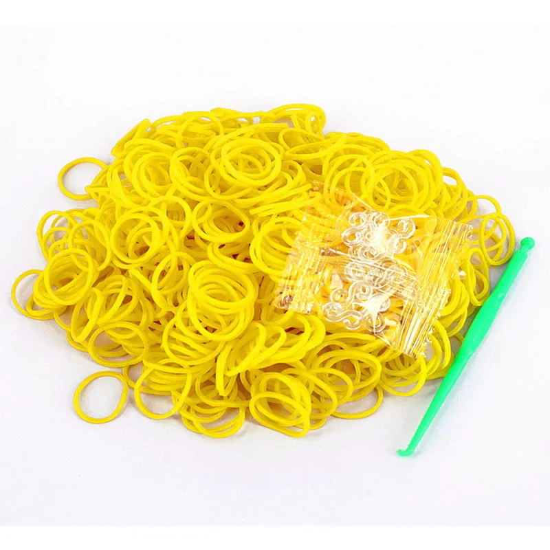 Hot 600Pcs/Pack Rainbow Braided Rubber Bands Loom Refill Diy Bracelet –  Bargain Bait Box