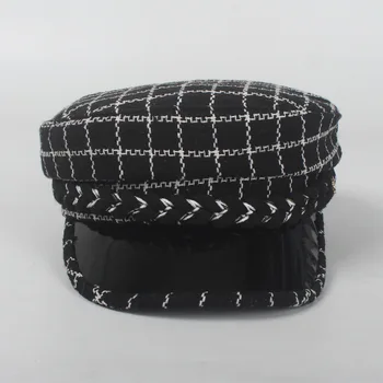Leather Brim newsboy cap 2018 New Brand Quality Multicolor Knitting Military Hats Retro Men Women Cap Flat Top Navy Hat
Leather Brim newsboy cap 2018 New Brand Quality Multicolor Knitting Military Hats Retro Men Women Cap Flat Top Navy Hat
