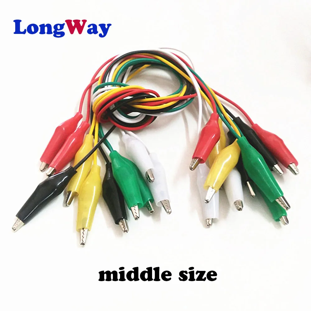 Alligator Clips Electrical DIY Test Leads Alligator Clip Double-ended electrical Clips Roach Clip Test Jumper Wire Connector
Alligator Clips Electrical DIY Test Leads Alligator Clip Double-ended electrical Clips Roach Clip Test Jumper Wire Connector