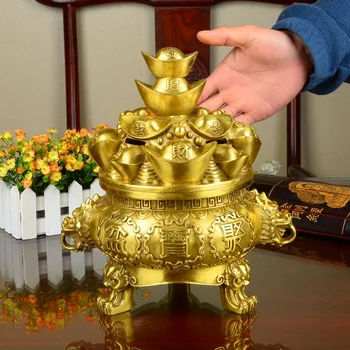 A cornucopia of five copper bronze special offer God Zhaocai enrichment cornucopia cornucopia tripod censer
A cornucopia of five copper bronze special offer God Zhaocai enrichment cornucopia cornucopia tripod censer