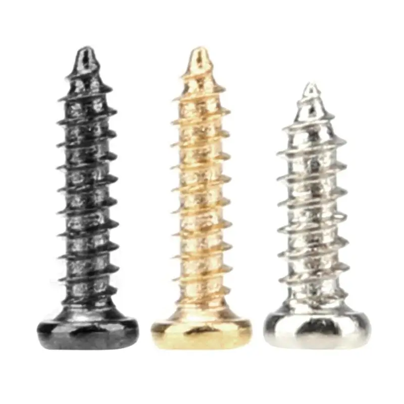 50pcs 2.2x11 mm Installation Screws for Acoustic Electric Guitar Bass Silver Gold Black Musical Instrument Accessories Wholesale
50pcs 2.2x11 mm Installation Screws for Acoustic Electric Guitar Bass Silver Gold Black Musical Instrument Accessories Wholesale