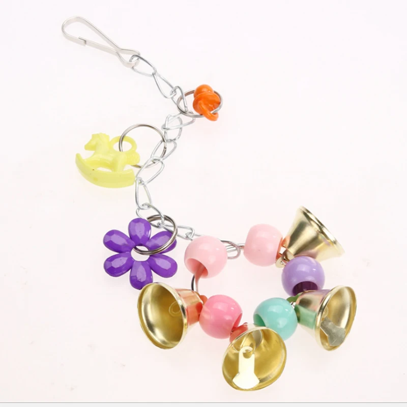 2 pcs Bird Toys Parrot Macaw Cockatoo Stand Rack Colorful Bell Chew Toys Hanging Acrylic Bites Swing Toy On Cage Accessory
2 pcs Bird Toys Parrot Macaw Cockatoo Stand Rack Colorful Bell Chew Toys Hanging Acrylic Bites Swing Toy On Cage Accessory