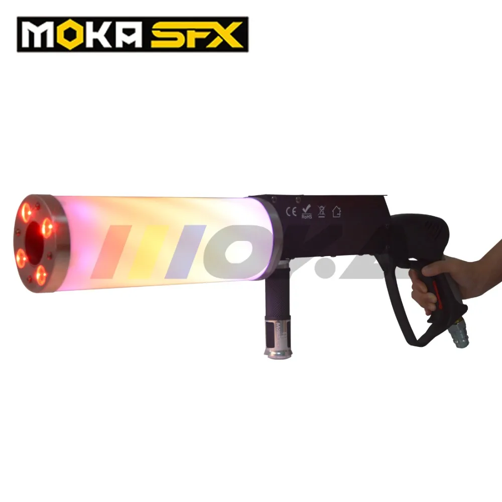 Moka LED Co2 Gun DJ Stage Co2 Jet Machine Colorful Co2 Fog Spray Cannon Machine Disco Party Effect Equipment RGB Handhold Jet
Moka LED Co2 Gun DJ Stage Co2 Jet Machine Colorful Co2 Fog Spray Cannon Machine Disco Party Effect Equipment RGB Handhold Jet