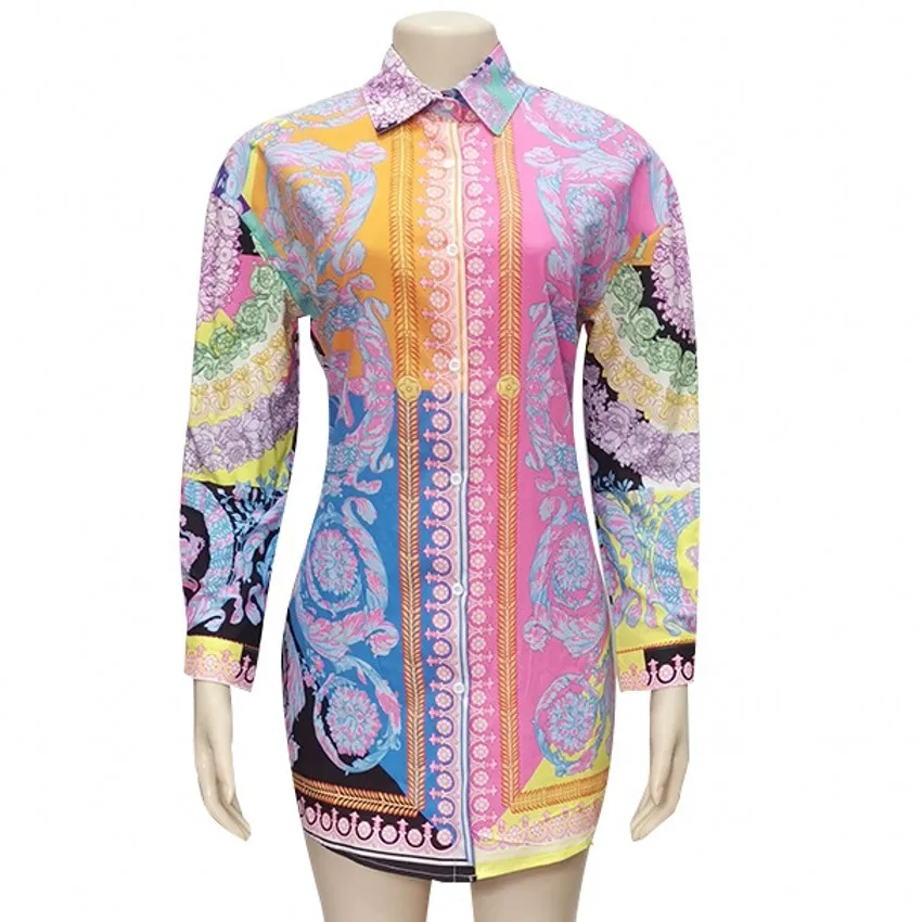 2019 women new paisley vintage print turn down neck long sleeve maxi blouses and shirts fashion above knee dress outfit
2019 women new paisley vintage print turn down neck long sleeve maxi blouses and shirts fashion above knee dress outfit