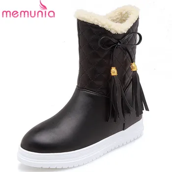 MEMUNIA 2019 new arrival ankle boots for women round toe winter snow boots slip on comfortable fashion platform shoes woman
MEMUNIA 2019 new arrival ankle boots for women round toe winter snow boots slip on comfortable fashion platform shoes woman