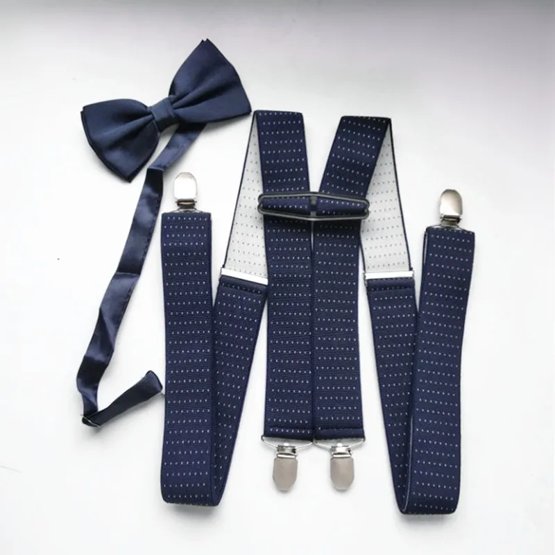 LB066- Adult supenders and bowtie sets 3.5 width Dot Strap big size X-back suspender bow tie set for Men Women Wedding
LB066- Adult supenders and bowtie sets 3.5 width Dot Strap big size X-back suspender bow tie set for Men Women Wedding