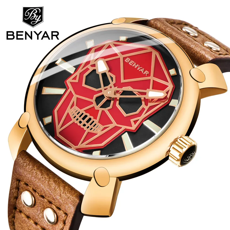 BENYAR Casual Fashion sports Watch Mens Luxury Brand Waterproof Quartz Leather Male Military Watches Men Clock Relogio Masculino
BENYAR Casual Fashion sports Watch Mens Luxury Brand Waterproof Quartz Leather Male Military Watches Men Clock Relogio Masculino
