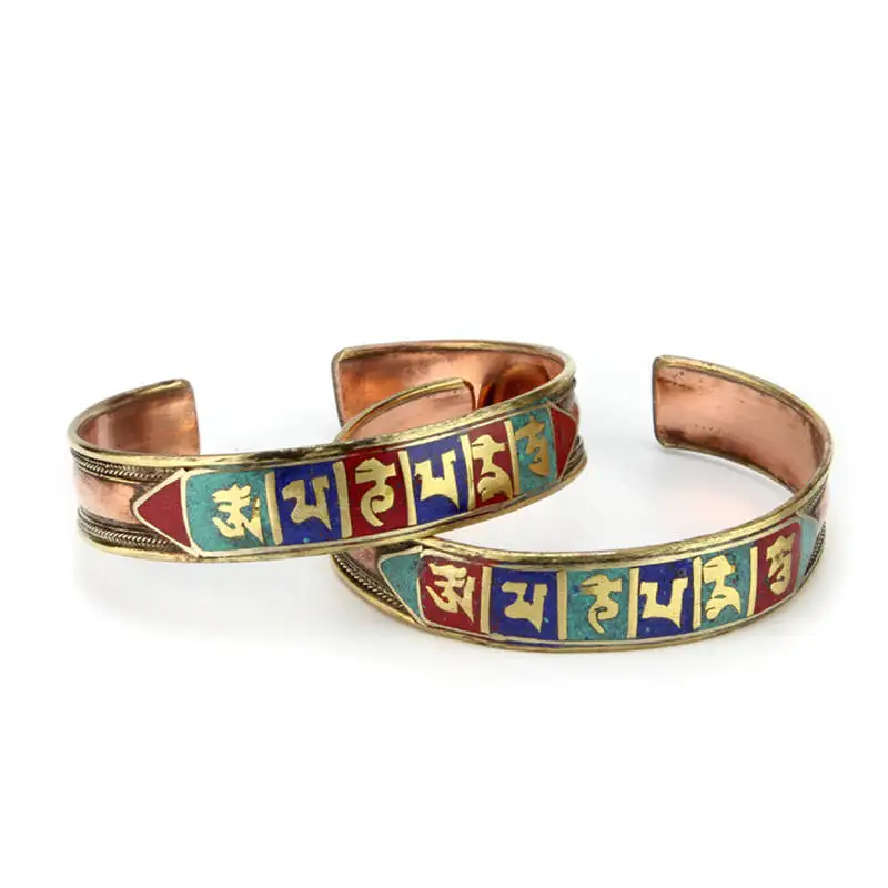 BB-051 Tibetan Mantras Bangles OM MANI PAD ME HUM Bangle Tibet Amulet Open Cuff for Man
BB-051 Tibetan Mantras Bangles OM MANI PAD ME HUM Bangle Tibet Amulet Open Cuff for Man