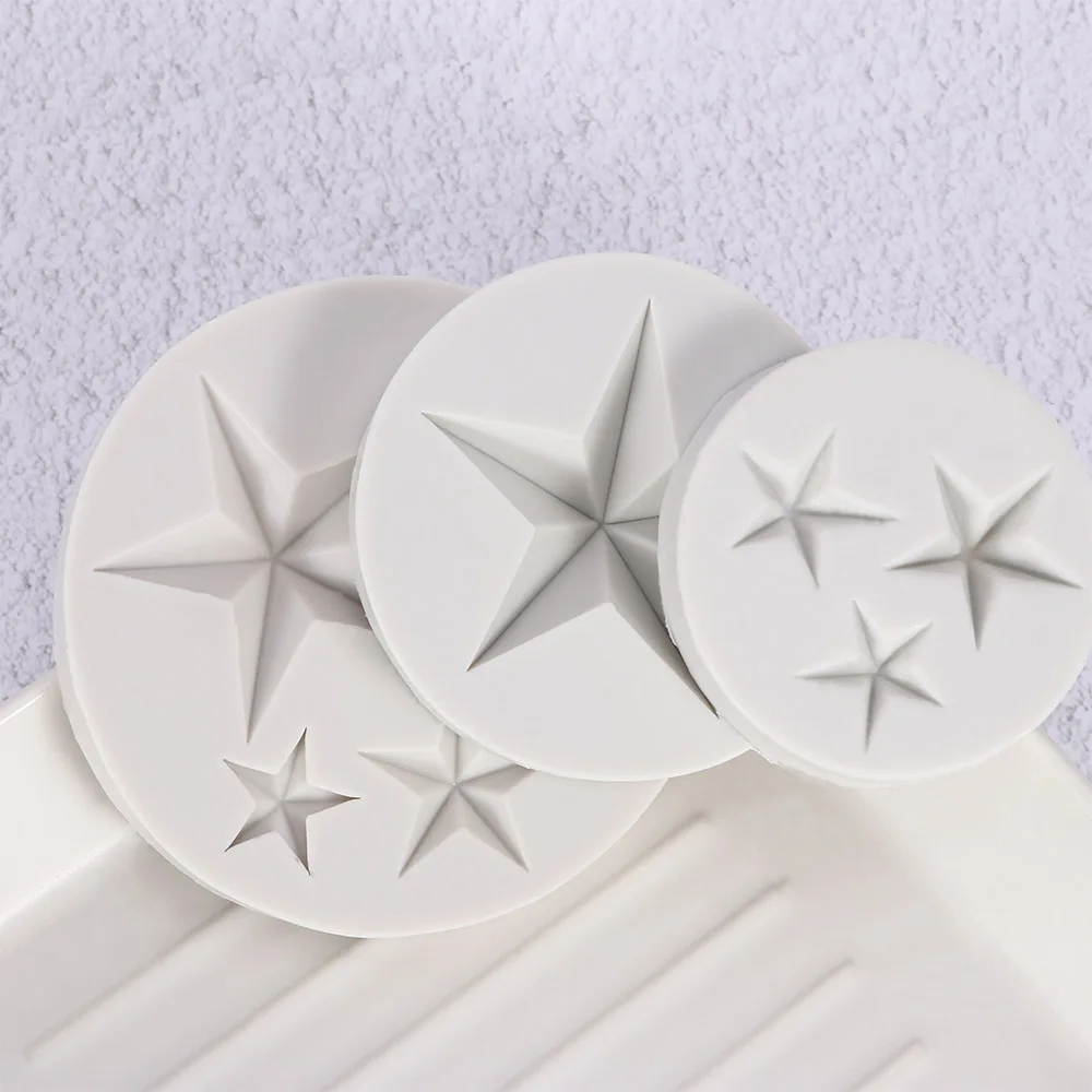 

1Pc Cake Mold Five-pointed Star Fondant Silicone Candy Cookie Cupcake Molds Baking Decorating Tools Biscuits DIY Hot Sale