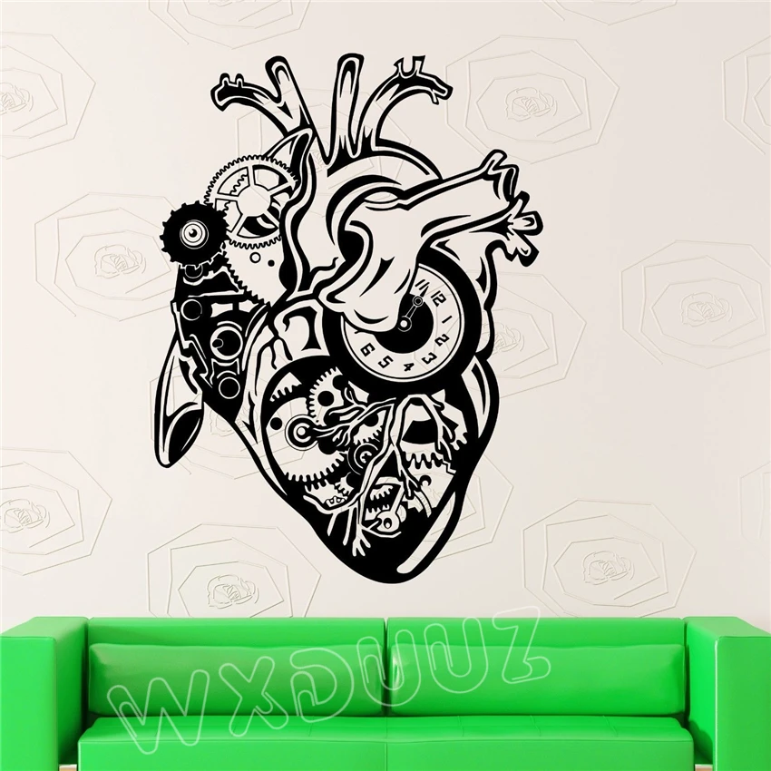 2018 Wall Stickers Wxduuz Steampunk Mechanical Heart Motor Engine Wall Decal Art Vinyl Home Decor Living Room Stickers B282
2018 Wall Stickers Wxduuz Steampunk Mechanical Heart Motor Engine Wall Decal Art Vinyl Home Decor Living Room Stickers B282