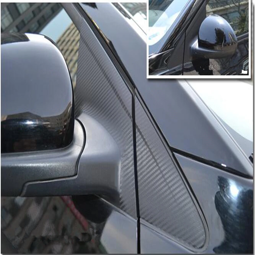 Car Exterior Accessories Carbon Fiber Decorative Window Center Pillar Sticker For Chevrolet Cruze 2009 To 2016 12PCS per set 1