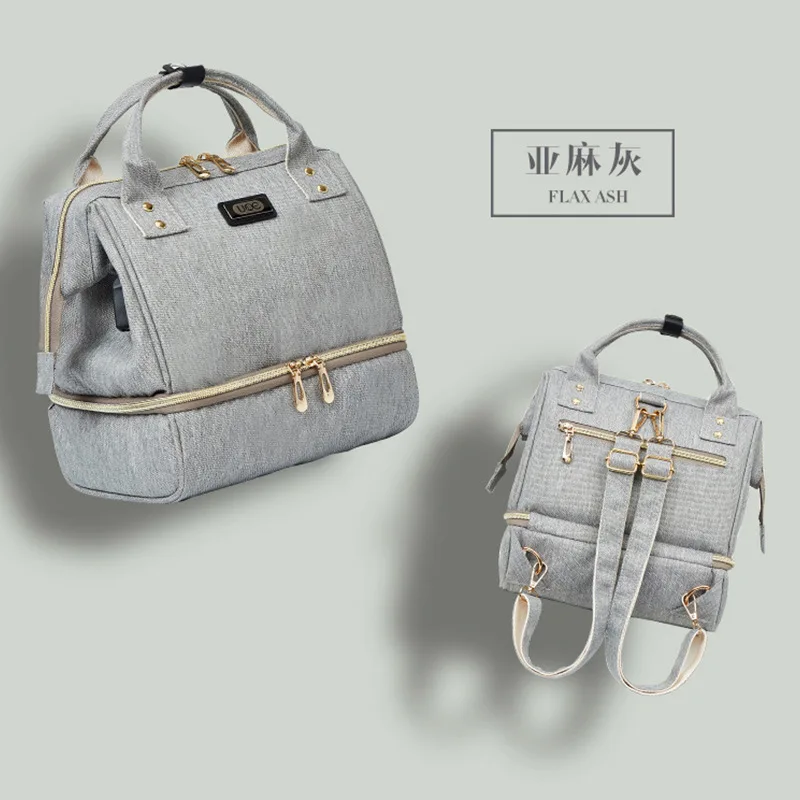 USB Mummy Bag Diaper Backpack Maternity Bag Maternity Goods Mothers Baby Chirld Nurse Orgnizer Pocket Mommy Bag Gray Color
USB Mummy Bag Diaper Backpack Maternity Bag Maternity Goods Mothers Baby Chirld Nurse Orgnizer Pocket Mommy Bag Gray Color