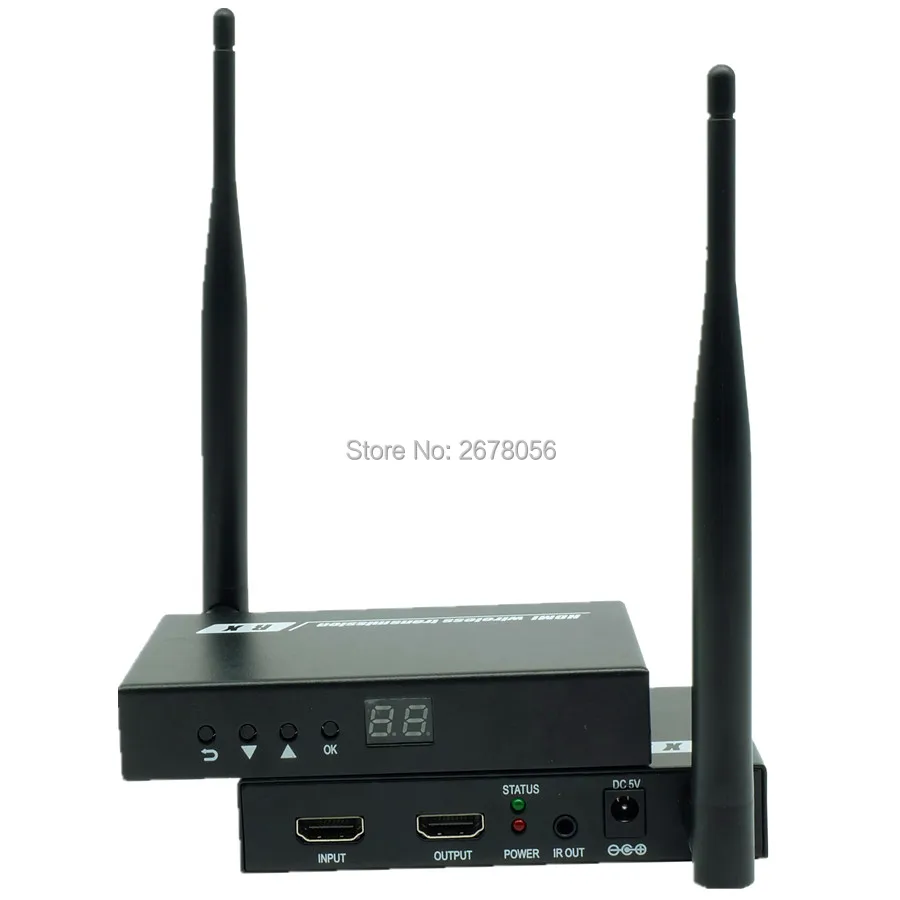 100M Wireless HDMI Adapter Extender 1080P WIFI Video Audio Transmission HDMI Transmitter Receiver Kit 330ft With Loop out & IR
100M Wireless HDMI Adapter Extender 1080P WIFI Video Audio Transmission HDMI Transmitter Receiver Kit 330ft With Loop out & IR