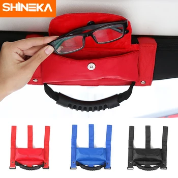 SHINEKA Car Roll Bar Grab Handle with Sunglasses Holder Storage Bag Armrest Pouch Bag Accessories for Jeep Wrangler CJ TJ JK JL
SHINEKA Car Roll Bar Grab Handle with Sunglasses Holder Storage Bag Armrest Pouch Bag Accessories for Jeep Wrangler CJ TJ JK JL