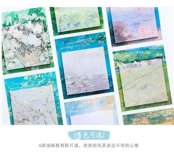 2PCs Coloffice Creative Famous Oil Painting Sticky Memo pads Simple Style Handwritten Notebook School&Office Supplies 7.5*7.5cm
2PCs Coloffice Creative Famous Oil Painting Sticky Memo pads Simple Style Handwritten Notebook School&Office Supplies 7.5*7.5cm