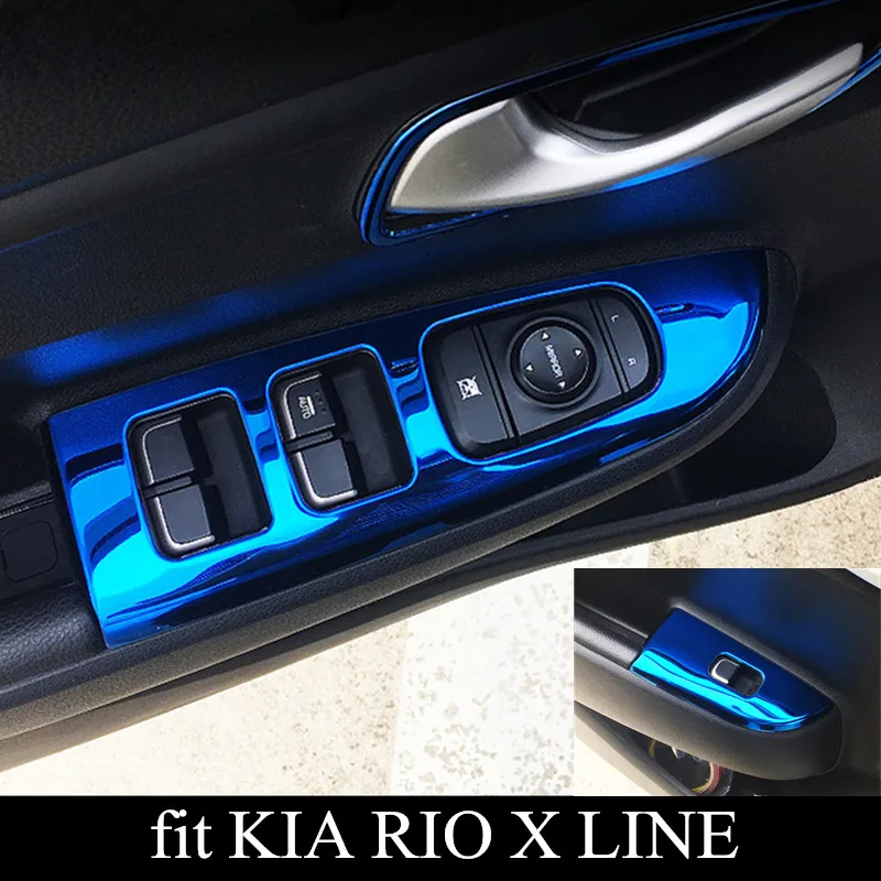 Fit RIO X LINE Window Switch Control Panel Trim Interior Door Window Control Panel Cover for KIA RIO X LINE 2017
Fit RIO X LINE Window Switch Control Panel Trim Interior Door Window Control Panel Cover for KIA RIO X LINE 2017