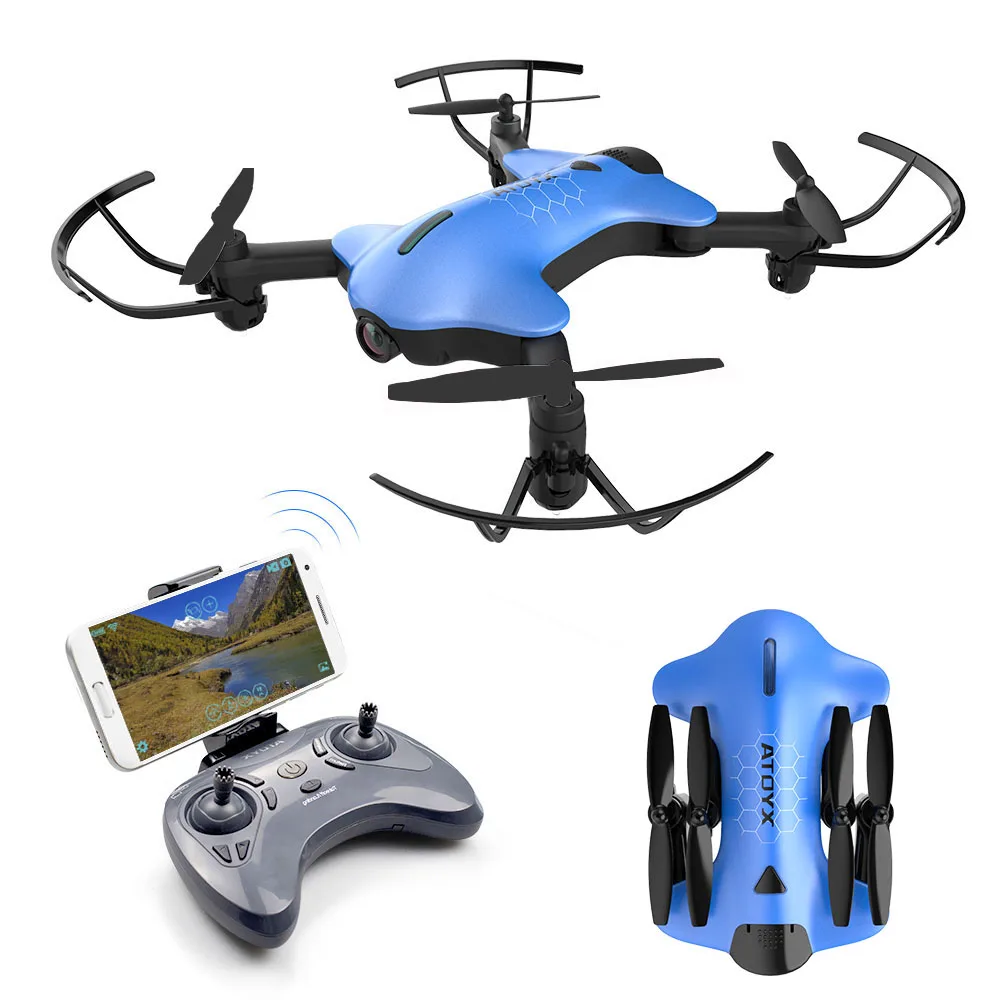 ATOYX Mini Camera Drone With Camera HD Quadcopter FVP WIFI With Wide Angle HD High Hold Mode Foldable Arm RC Quadcopter Dron
ATOYX Mini Camera Drone With Camera HD Quadcopter FVP WIFI With Wide Angle HD High Hold Mode Foldable Arm RC Quadcopter Dron