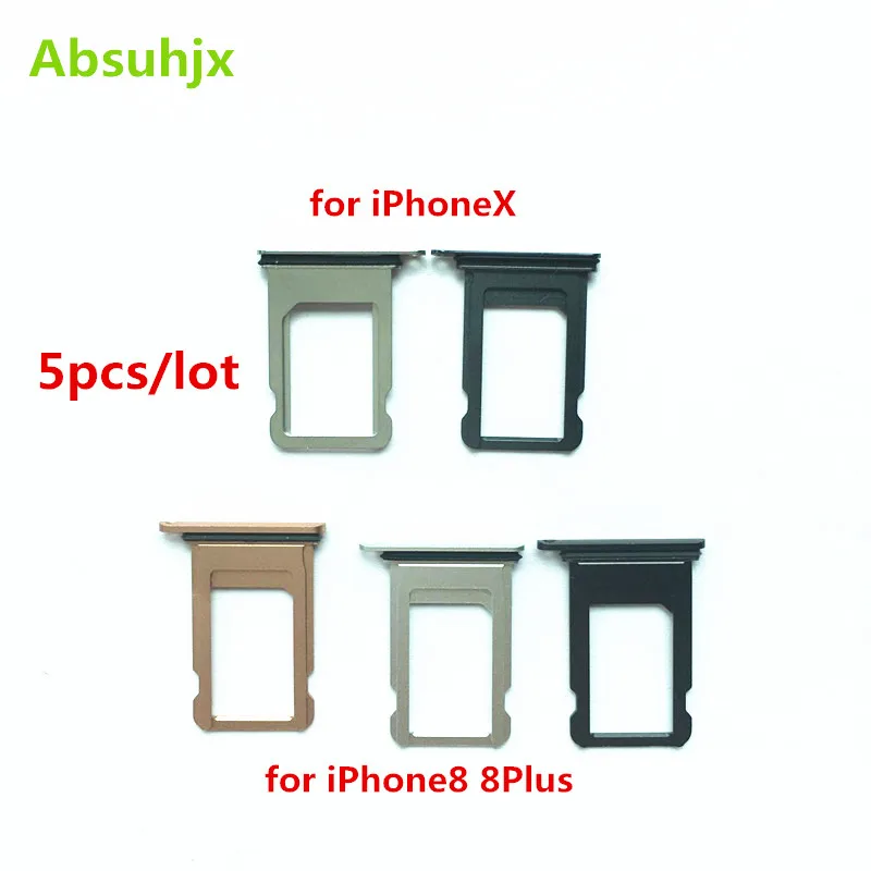 Absuhjx 5pcs SIM Card Tray for iPhone X 8 7 Plus SIM Card Holder Slot Reader Adapter Replacement Parts
Absuhjx 5pcs SIM Card Tray for iPhone X 8 7 Plus SIM Card Holder Slot Reader Adapter Replacement Parts