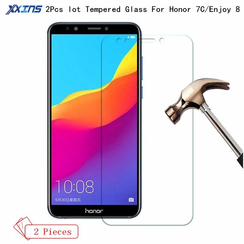 2 шт./партия закаленное стекло для huawei Honor 7C Pro 5 9 дюймов защита экрана защитное