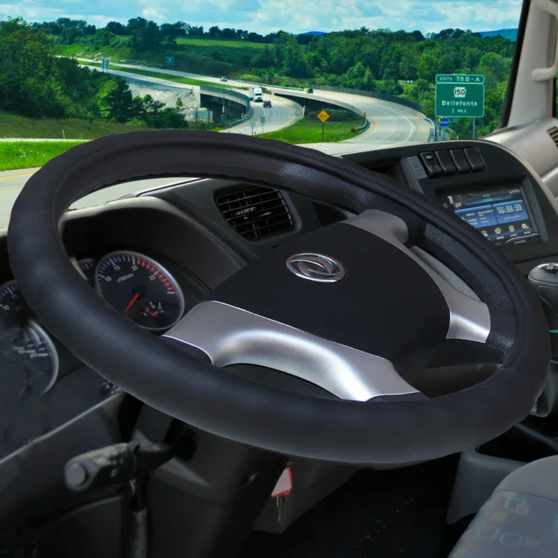 KKYSYELVA Black Winter Steering Wheel Covers for Car Bus Truck 36 38 40 42 45 47 50cm Auto Steering-wheel cover Car Styling
KKYSYELVA Black Winter Steering Wheel Covers for Car Bus Truck 36 38 40 42 45 47 50cm Auto Steering-wheel cover Car Styling