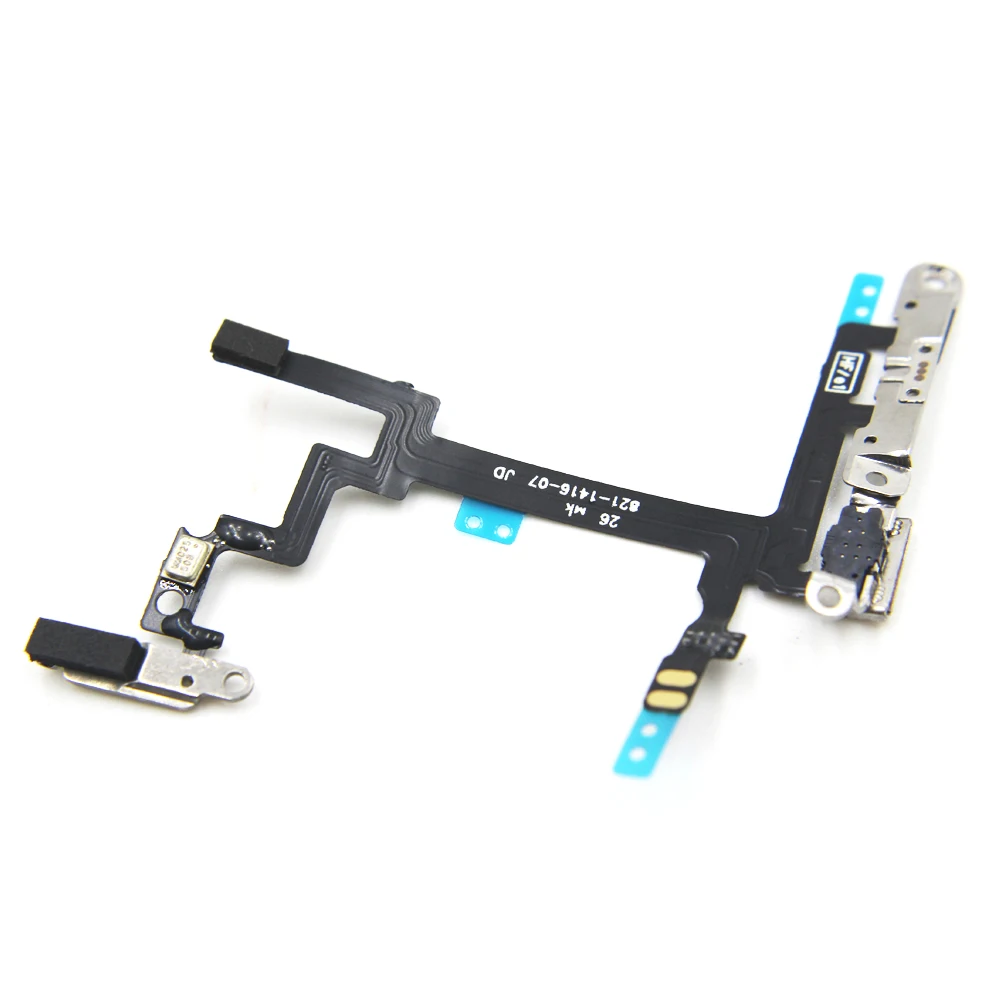 Brand New Original OEM Power On Off Button Flex & Volume Button Switch Flex Cable for iPhone 5s 5G With Metal Bracket
Brand New Original OEM Power On Off Button Flex & Volume Button Switch Flex Cable for iPhone 5s 5G With Metal Bracket