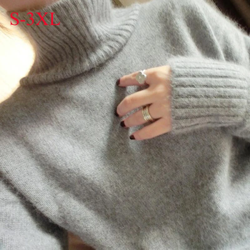 2018 Cashmere Knitted keep worm Sweater Thick long turtleneck pullovers female Sweater dresses Coat blusas de inverno feminina
2018 Cashmere Knitted keep worm Sweater Thick long turtleneck pullovers female Sweater dresses Coat blusas de inverno feminina